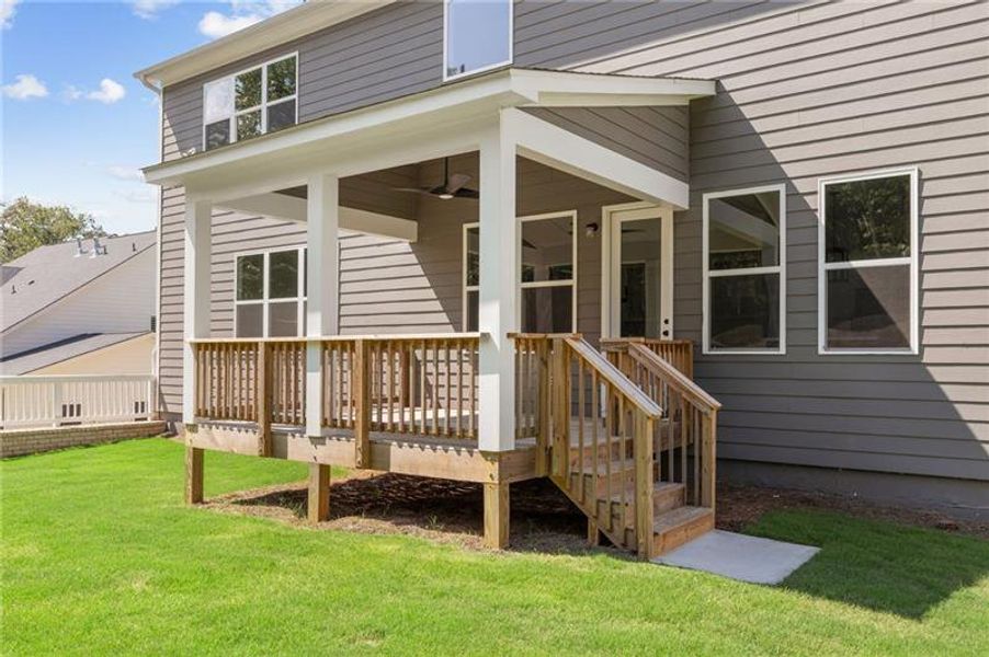Exterior details and patio area of a home in Arden on Lanier, Cumming (Image 20). Exterior details and patio area of a home in Arden on Lanier, Cumming (Image 20).