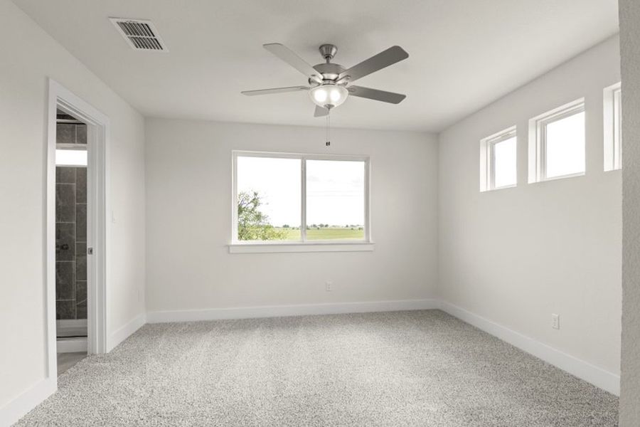 Spacious, unfurnished interior of a new home in Saddle Creek Twinhomes, Georgetown (Image 44). Spacious, unfurnished interior of a new home in Saddle Creek Twinhomes, Georgetown (Image 44).