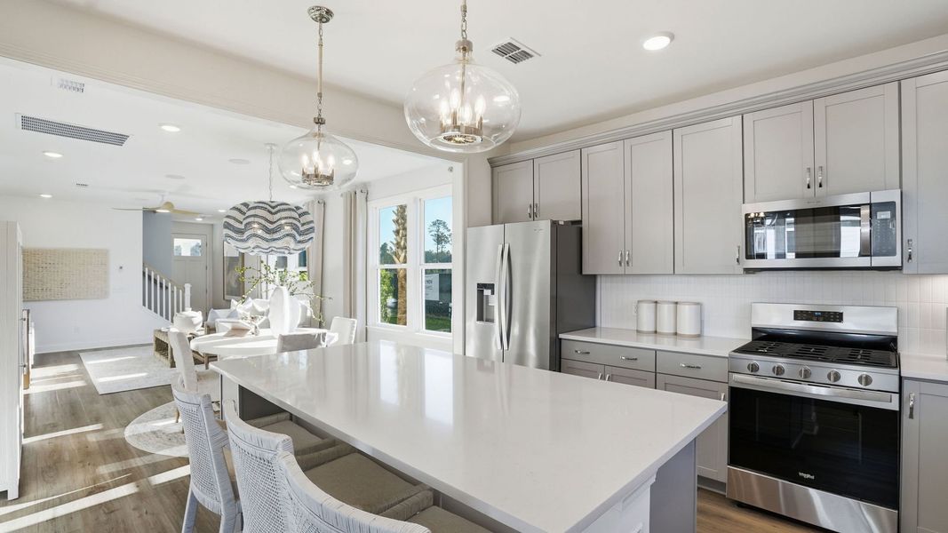 Representative furnished interior of a home built from the Compass by Del Webb in Del Webb Point Hope, Charleston (Image 27).
