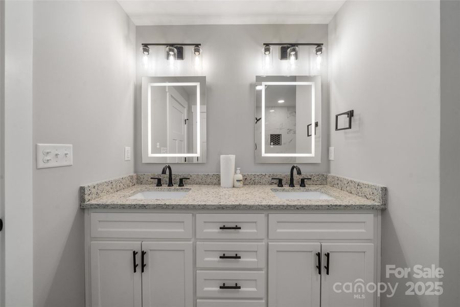 Spacious vanity storage