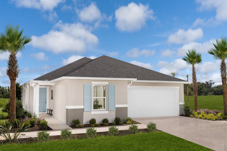 Representative exterior photo of a completed home built from the 1584 Modeled by KB Home in Morningside, Dade City, FL (Image 15).