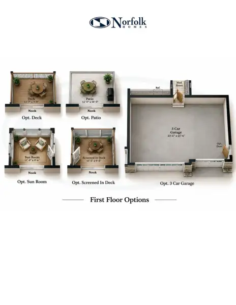 2D floor plan layout for the The Briarhaven III by Norfolk Homes in Offsite Builds Southern Michigan, Ann Arbor, MI (Image 30).