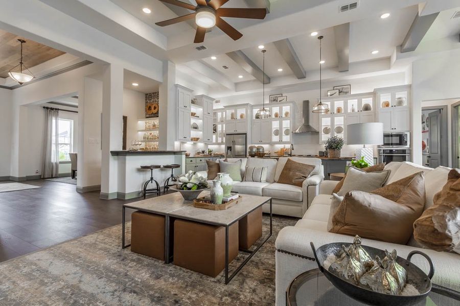 Representative furnished interior of a home built from the Chesapeake by Landon Homes in Lexington Frisco, Frisco (Image 6). Representative furnished interior of a home built from the Chesapeake by Landon Homes in Lexington Frisco, Frisco (Image 6).