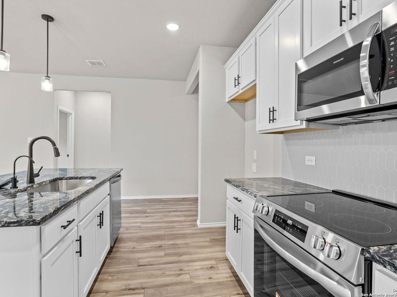 Furnished interior view inside a new home in Royal Crest, San Antonio (Image 7).