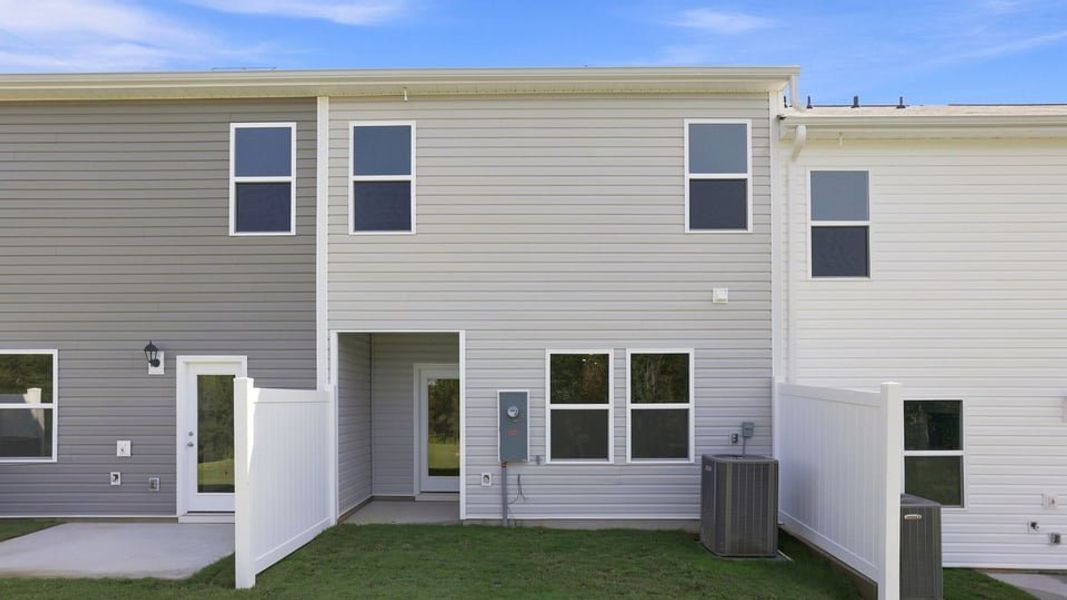 Exterior details and patio area of a home in Baxter Village, Boiling Springs (Image 22).