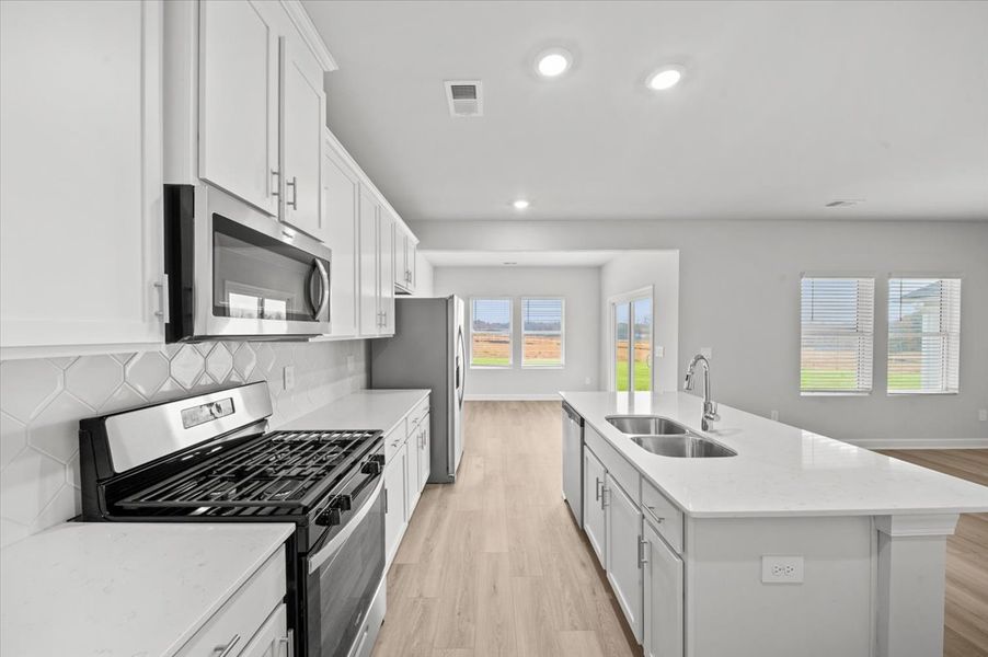 Furnished interior view inside a new home in Pleasant Brook, Greenville (Image 8).