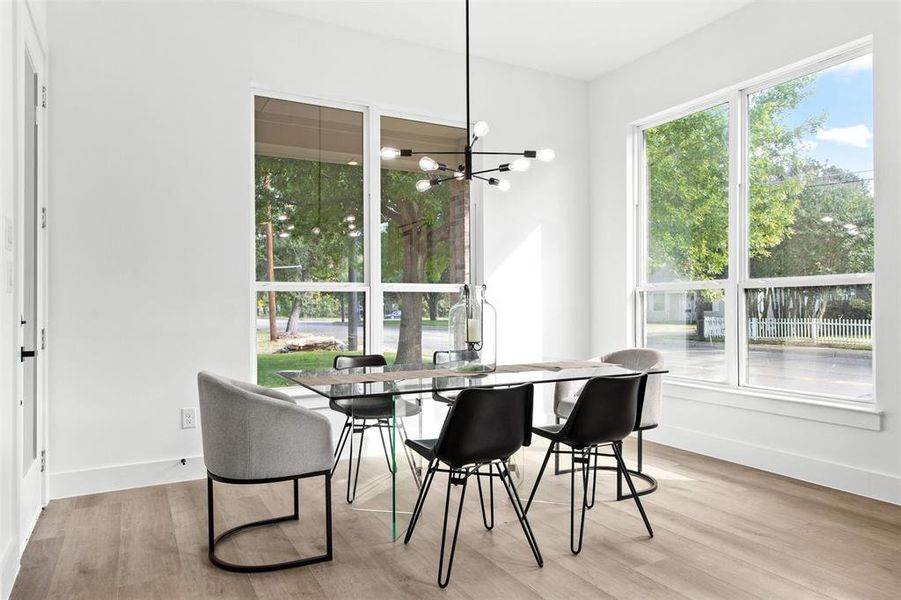 Furnished interior view inside a new home in , Irving (Image 19).