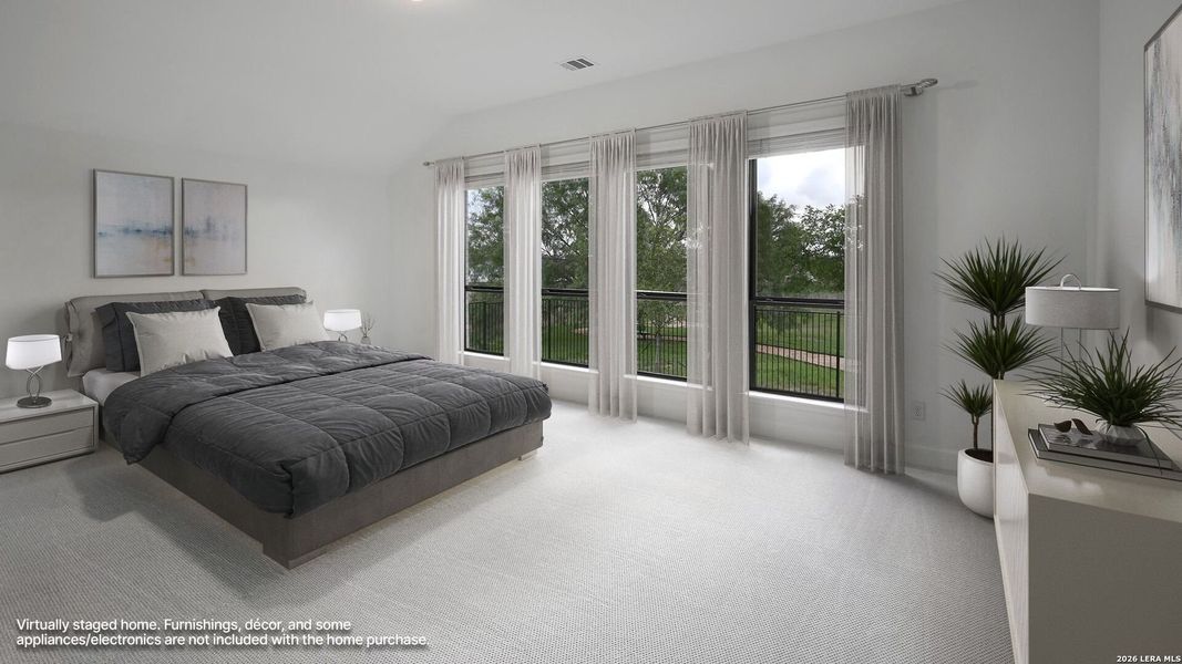 Furnished interior view inside a new home in Cibolo Valley Heights, Cibolo (Image 11).