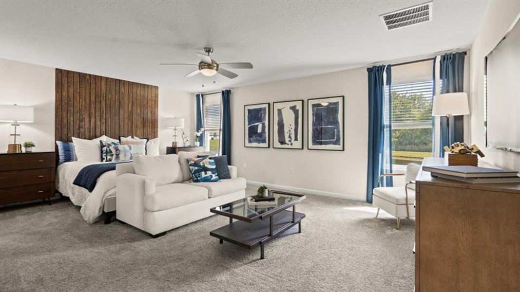 Furnished interior view inside a new home in Knightsbridge, Kissimmee (Image 8). Furnished interior view inside a new home in Knightsbridge, Kissimmee (Image 8).