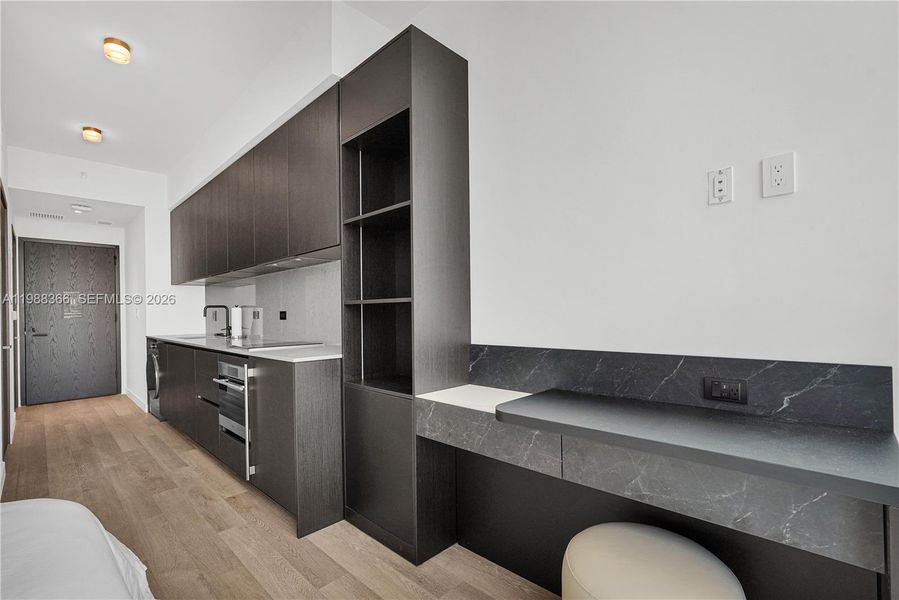Furnished interior view inside a new home in , Miami (Image 9).