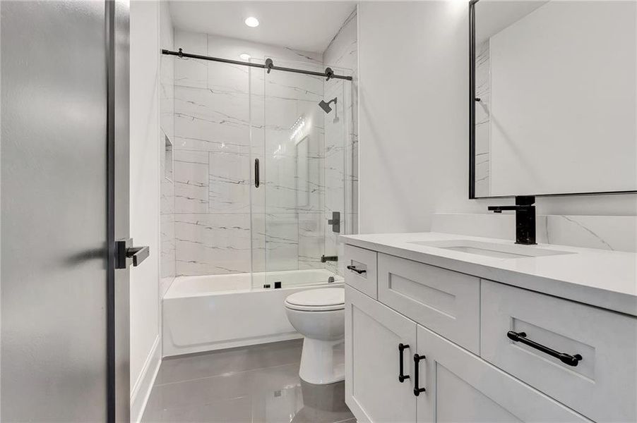 Furnished interior view inside a new home in , Brooks (Image 34).