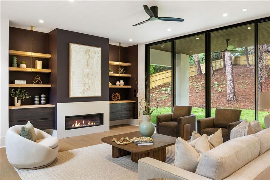 Furnished interior view inside a new home in , Atlanta (Image 59).