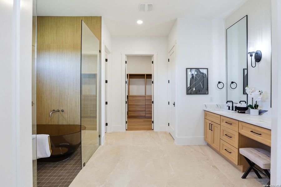 Furnished interior view inside a new home in , San Antonio (Image 11).
