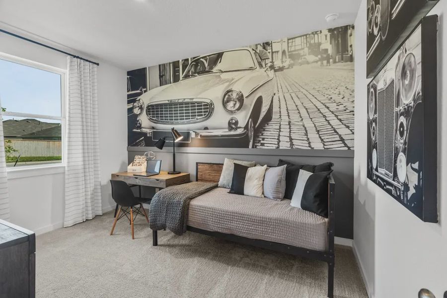 Representative furnished interior of a home built from the Mariah by Chesmar Homes in Grange, Katy (Image 6).
