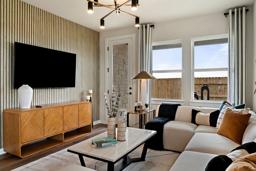 Furnished interior view inside a new home in Park Central, Georgetown (Image 5). Furnished interior view inside a new home in Park Central, Georgetown (Image 5).