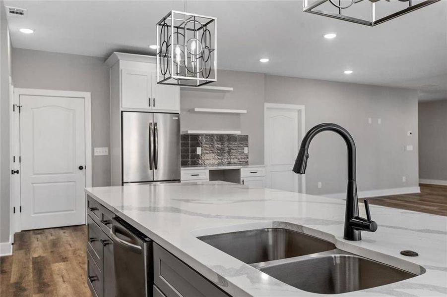 Furnished interior view inside a new home in , Atlanta (Image 49).