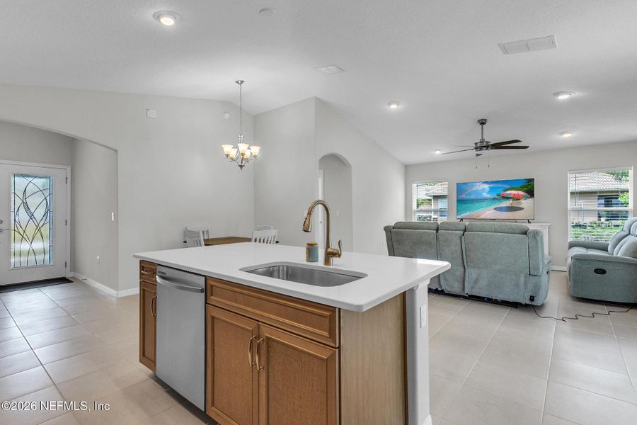 Furnished interior view inside a new home in , Palm Coast (Image 10).