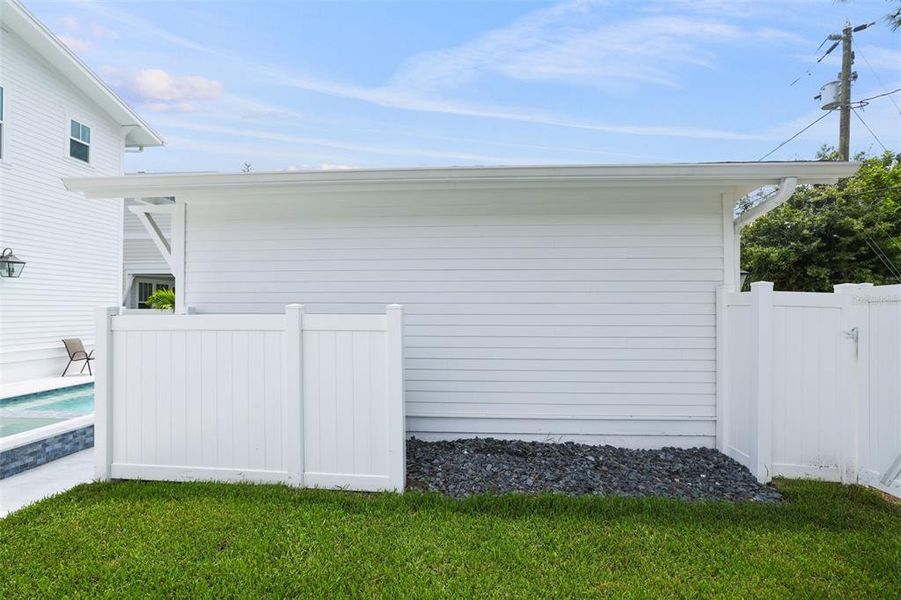 Exterior details and patio area of a home in , St. Petersburg (Image 24). Exterior details and patio area of a home in , St. Petersburg (Image 24).