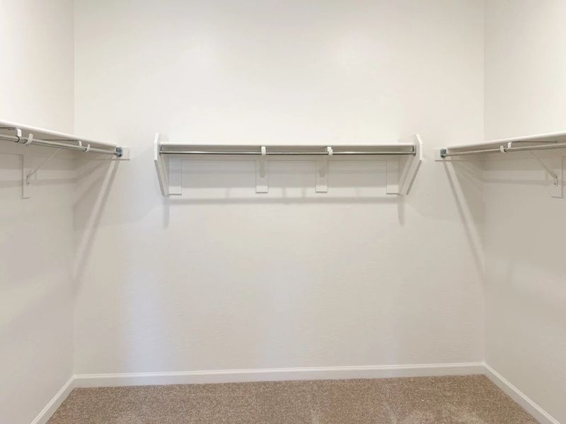 Primary walk in closet