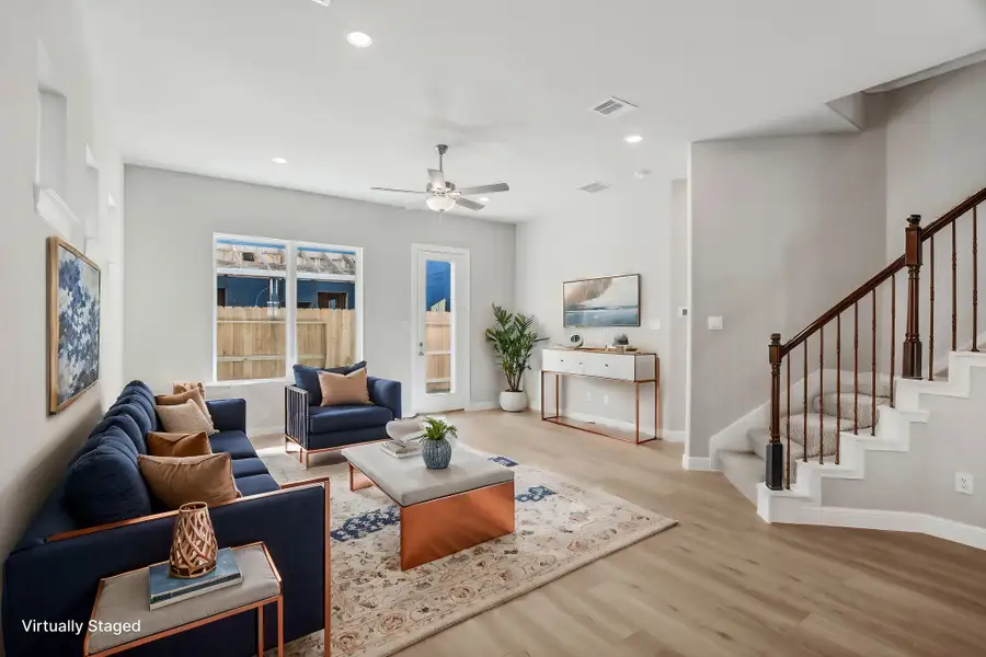 Furnished interior view inside a new home in Katy Grand Village - Luxe Series, Katy (Image 4).