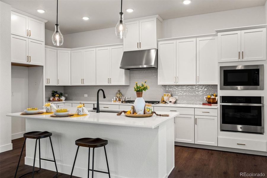 Furnished interior view inside a new home in Wolf Ranch - Enclave Collection, Colorado Springs (Image 17).