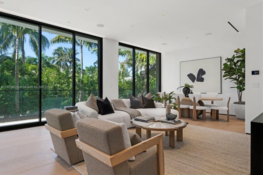 Furnished interior view inside a new home in , Miami Beach (Image 30).