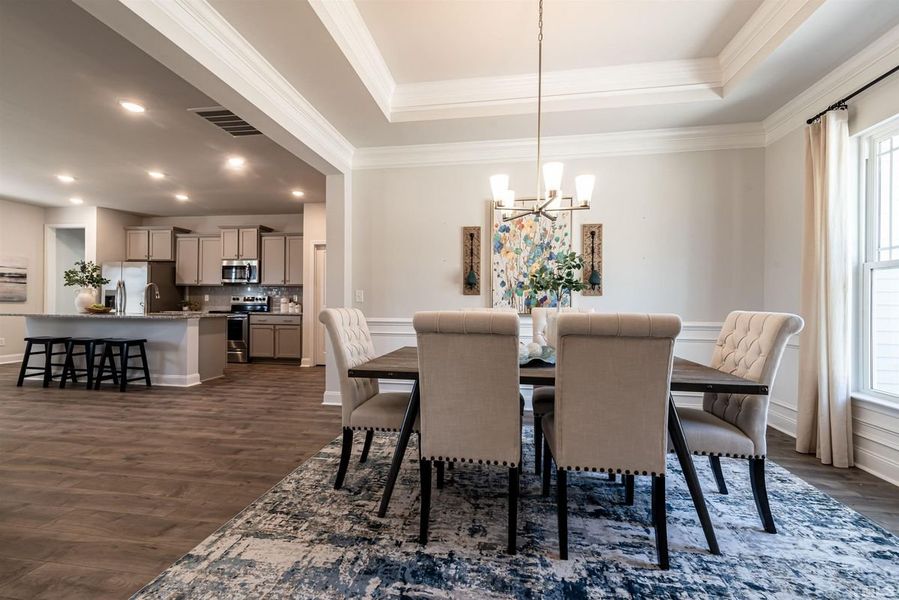 Representative furnished interior of a home built from the 1826 by Adams Homes in Copper Creek, Winterville (Image 7).