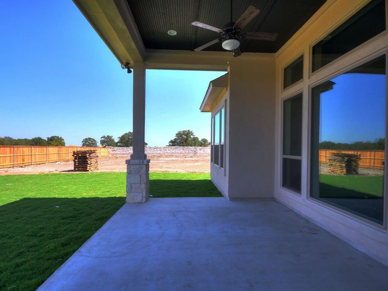 Representative exterior details of a home built from the Siena III by Giddens Homes in Clearwater Ranch, Liberty Hill (Image 61).
