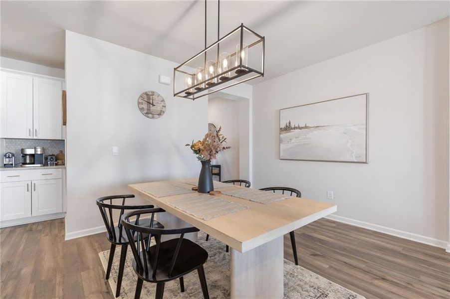 Furnished interior view inside a new home in Willowcrest Townhomes, Mableton (Image 18).