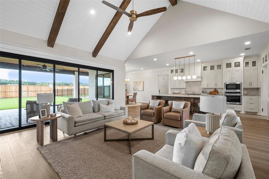 Furnished interior view inside a new home in , Woodway (Image 7).