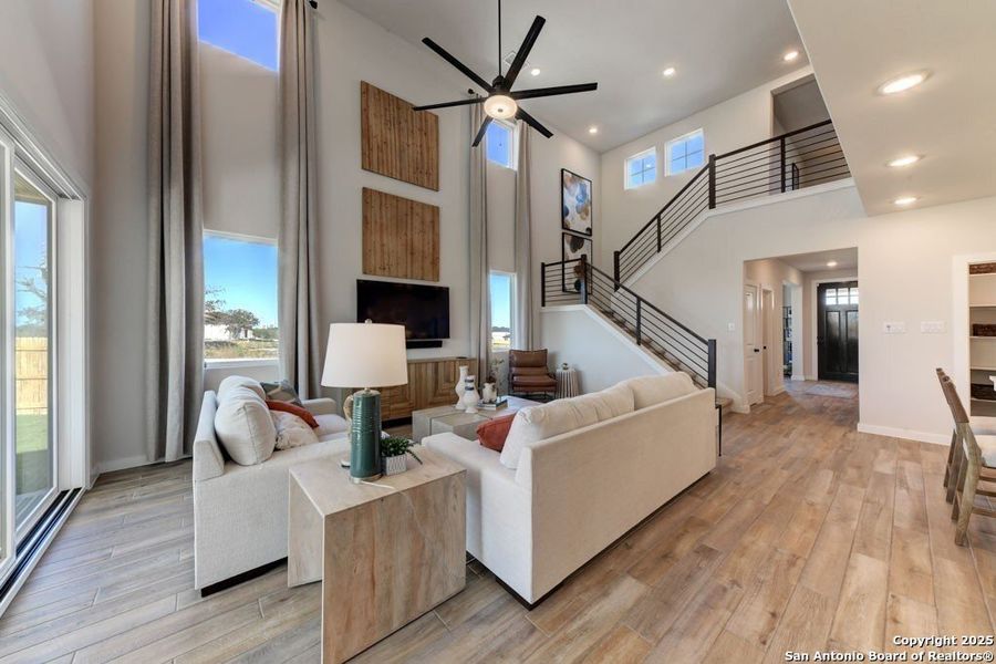 Furnished interior view inside a new home in Veranda Signature, San Antonio (Image 15). Furnished interior view inside a new home in Veranda Signature, San Antonio (Image 15).