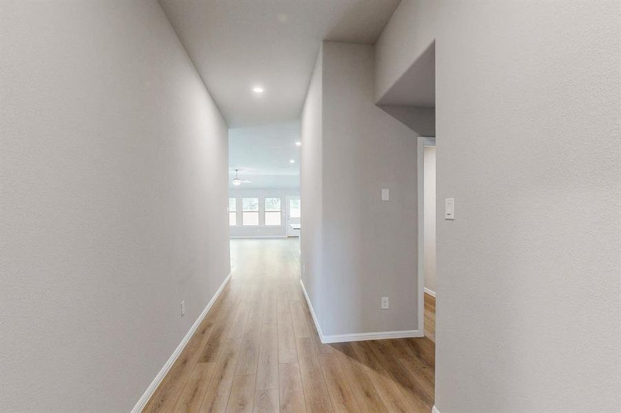 Spacious, unfurnished interior of a new home in Kings Way, Denton (Image 8). Spacious, unfurnished interior of a new home in Kings Way, Denton (Image 8).