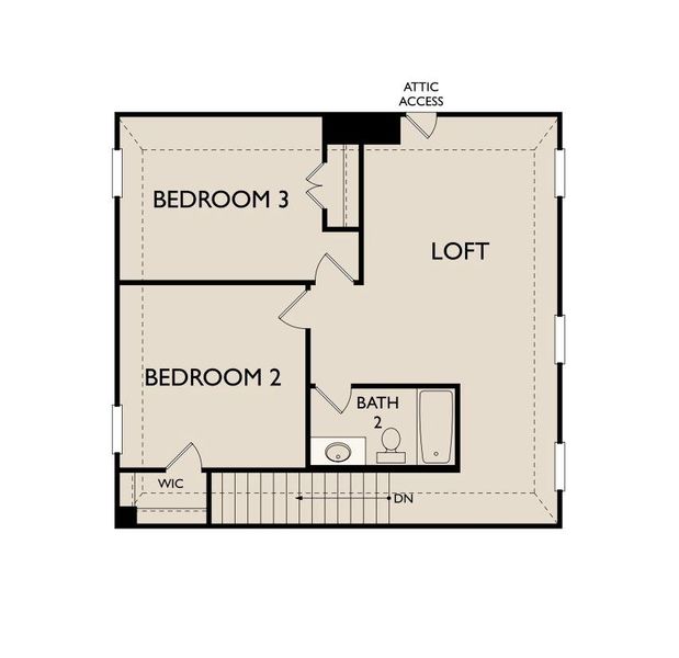 2D floor plan layout of this home in , San Marcos, TX (Image 4).