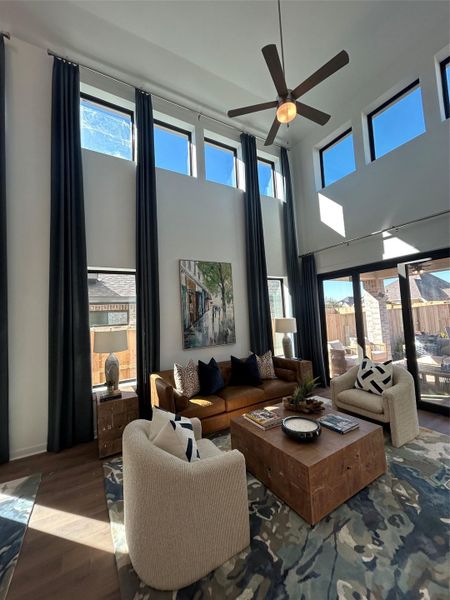 Furnished interior view inside a new home in Santa Rita Ranch, Liberty Hill (Image 10).