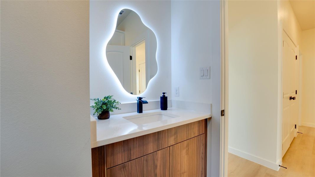 Secondary bathroom vanity