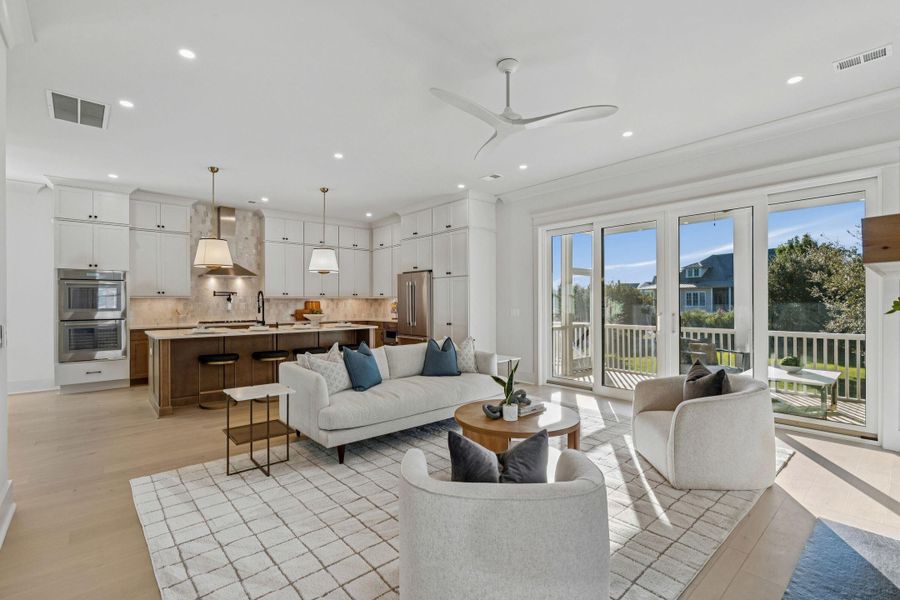 Furnished interior view inside a new home in , Johns Island (Image 73). Furnished interior view inside a new home in , Johns Island (Image 73).
