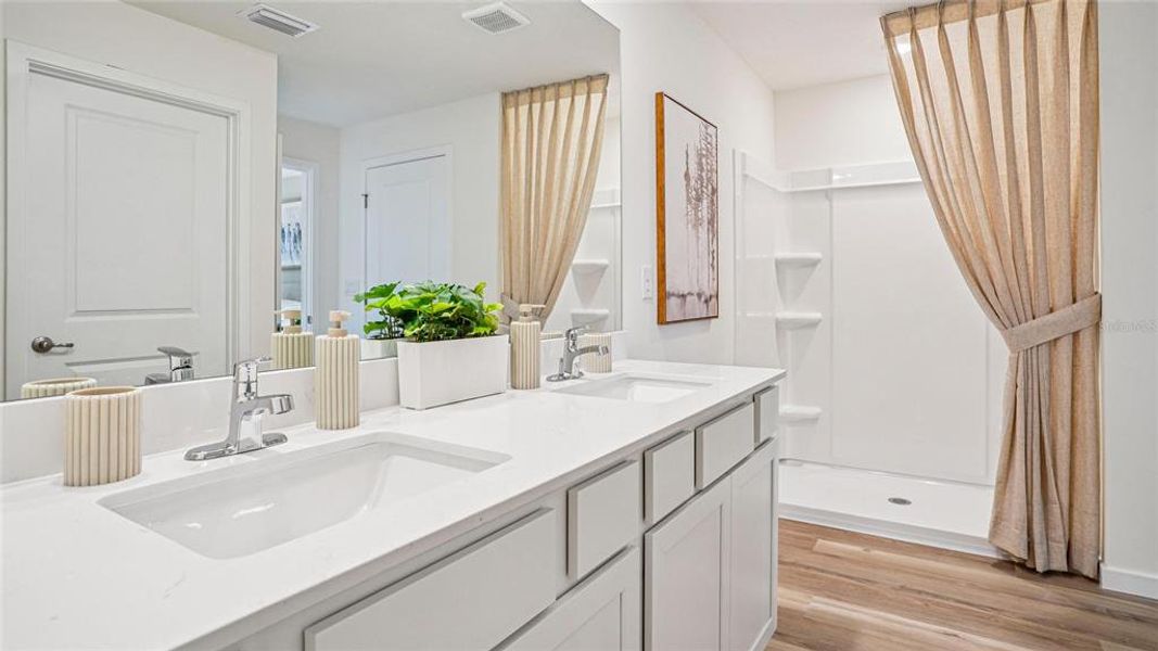 Furnished interior view inside a new home in Twisted Oaks, Wildwood (Image 17).