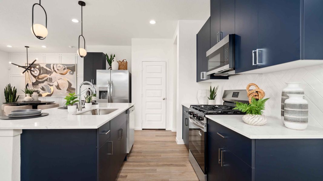 Furnished interior view inside a new home in Murphy Village, Missouri City (Image 7). Furnished interior view inside a new home in Murphy Village, Missouri City (Image 7).