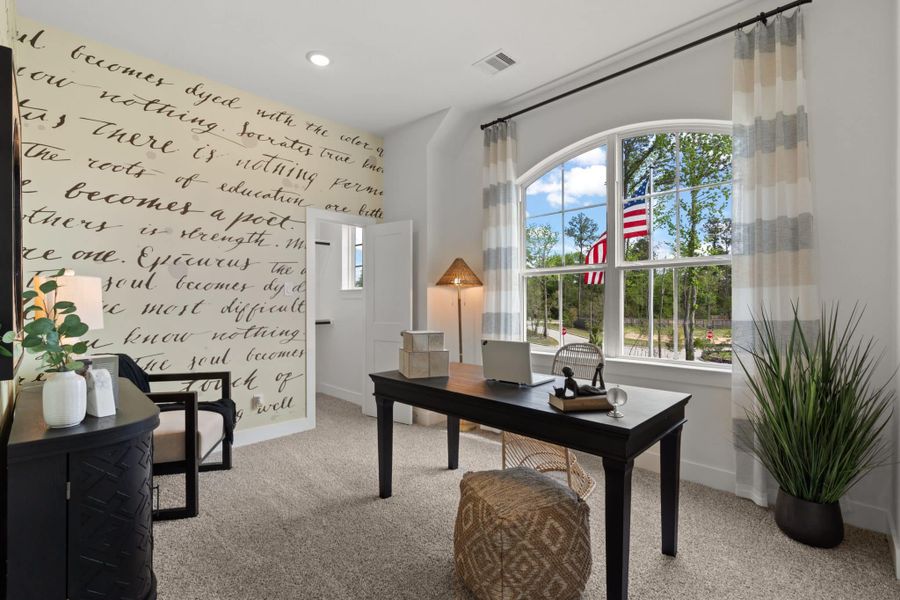 Representative furnished interior of a home built from the Versailles – Augustine Collection by Chesmar Homes in Santa Rita Ranch, Liberty Hill (Image 10). Representative furnished interior of a home built from the Versailles – Augustine Collection by Chesmar Homes in Santa Rita Ranch, Liberty Hill (Image 10).