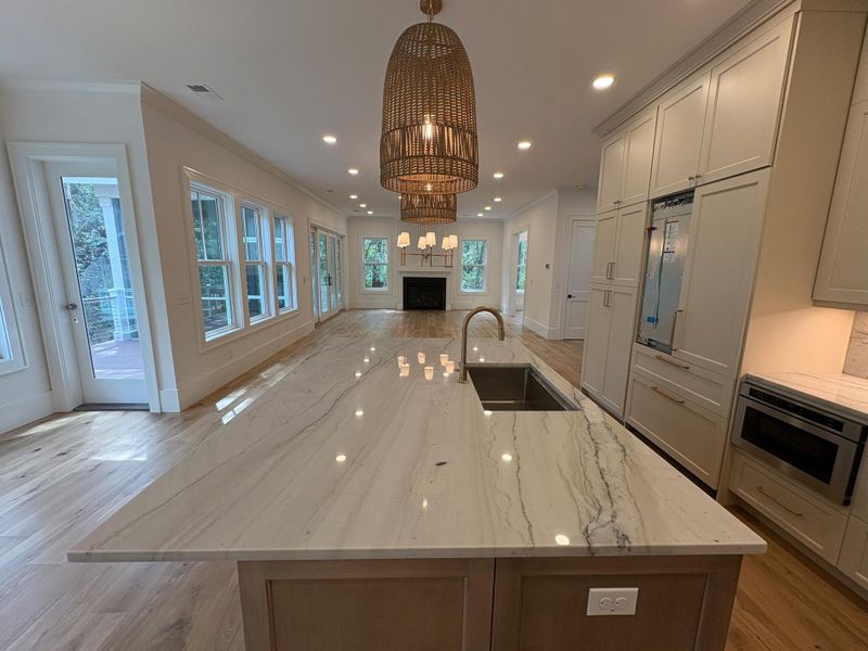 Furnished interior view inside a new home in , Seabrook Island (Image 9).