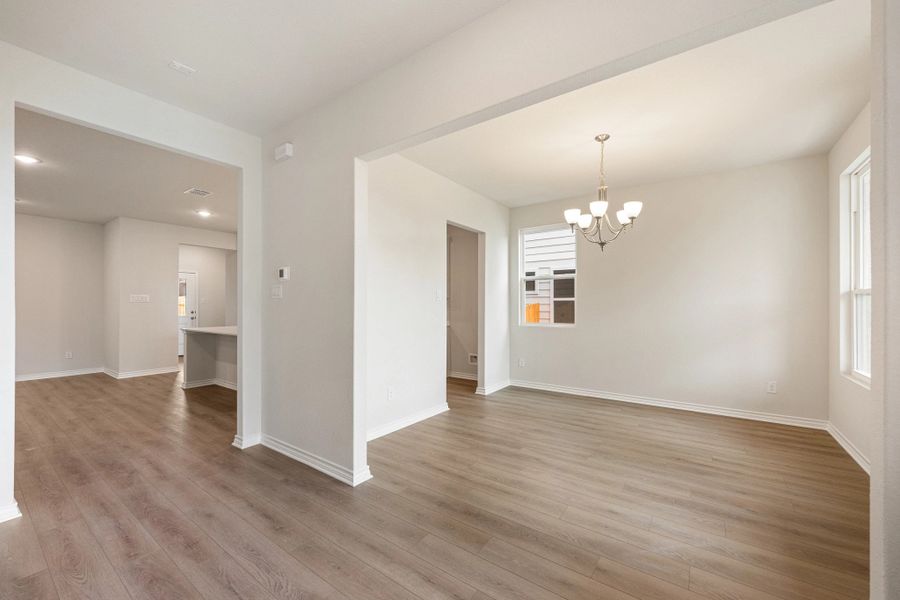 Spacious, unfurnished interior of a new home in The Cottages at Lariat, Liberty Hill (Image 23).