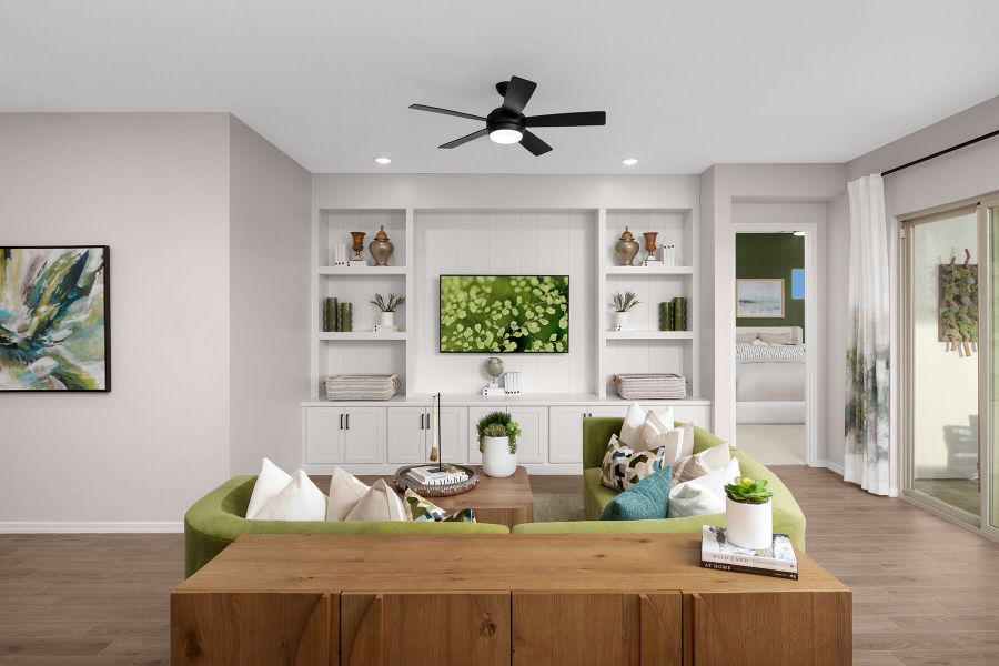 Representative furnished interior of a home built from the Flint by Mattamy Homes in Bella Vista Farms, Queen Creek (Image 10). Representative furnished interior of a home built from the Flint by Mattamy Homes in Bella Vista Farms, Queen Creek (Image 10).