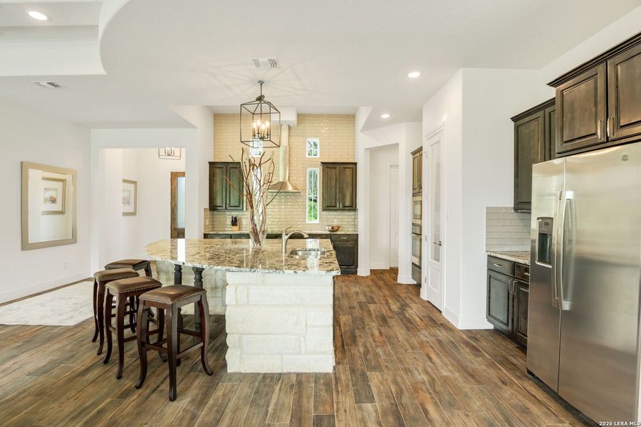 Furnished interior view inside a new home in , Fischer (Image 7).