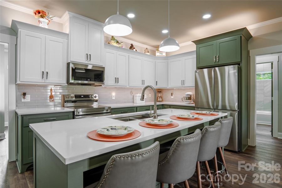 Furnished interior view inside a new home in , Ellenboro (Image 8).