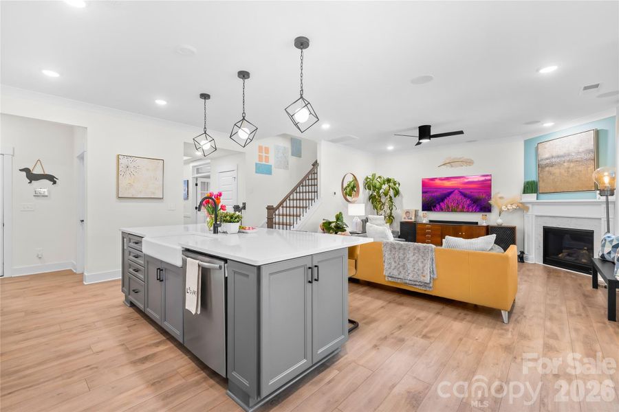 Furnished interior view inside a new home in Villas at Prestwick, Mooresville (Image 32).