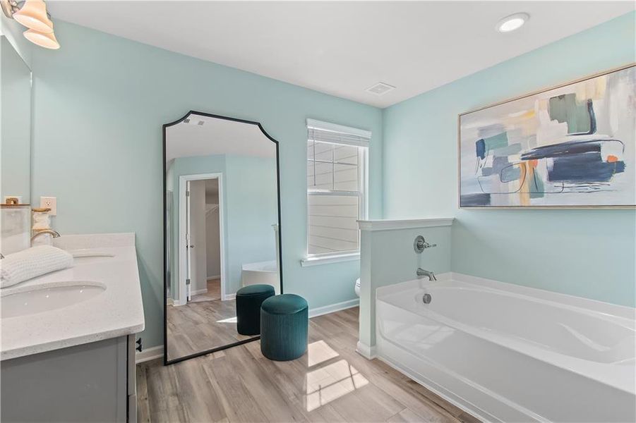 Furnished interior view inside a new home in Diamante, Stockbridge (Image 9).