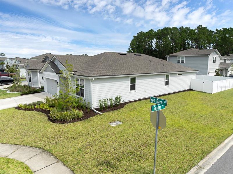 Front exterior of a new home in , St. Augustine, FL, highlighting curb appeal (Image 22). Front exterior of a new home in , St. Augustine, FL, highlighting curb appeal (Image 22).