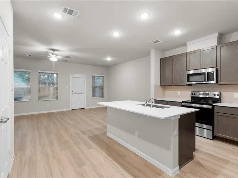 Furnished interior view inside a new home in , Houston (Image 7).