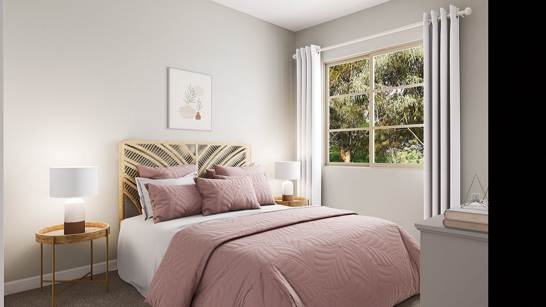 Representative furnished interior of a home built from the Spring Plan 50-2 by Tri Pointe Homes in Abel Ranch, Goodyear (Image 11).