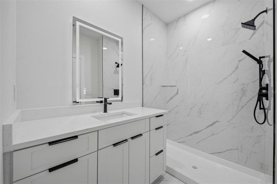 Furnished interior view inside a new home in , Tampa (Image 58).